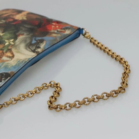 LOUIS VUITTON Celty Pochette Plat Pouch Koons Rubens M64617 LV Auth 132960A - Picture 8 of 16